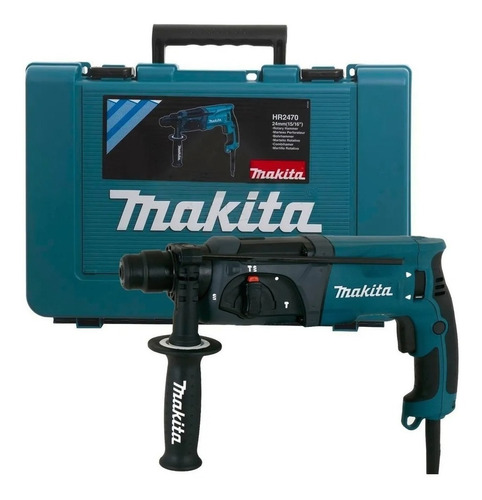 Rotomartillo Makita HR2470 azul con 780W de potencia 220V
