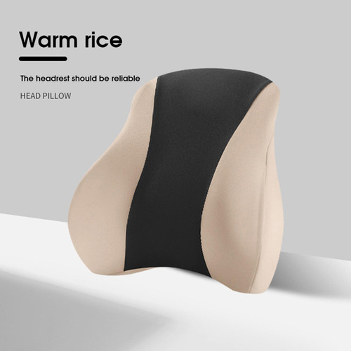X Almohada De Soporte Lumbar Para Automóvil Soporte Beige