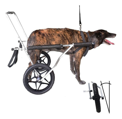 Cadeira De Rodas Para Cachorro Pets De Grande Porte N5
