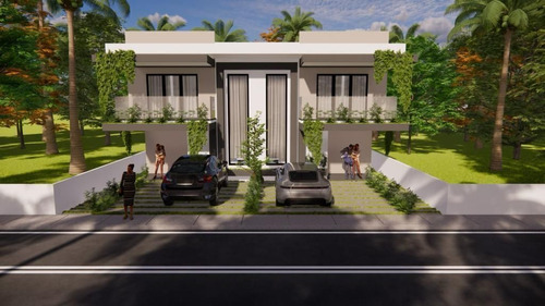 Villas Tipo Townhouse En Venta En Punta Cana, 3 Habitaciones