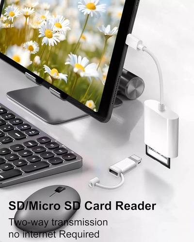 Lector De Tarjetas De Memoria Usb C Adaptador Otg Usb 2 En 2