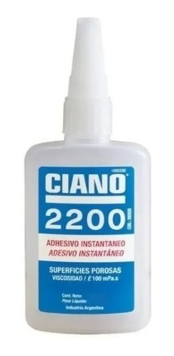 Adhesivo Cianoacrilato Ciano Instantaneo 2200 X20gr 