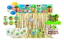 Comprar Globos Combo Stumble Guys Para 25 Niños , Toppers Bolsitas Surtidos Stumble Guys