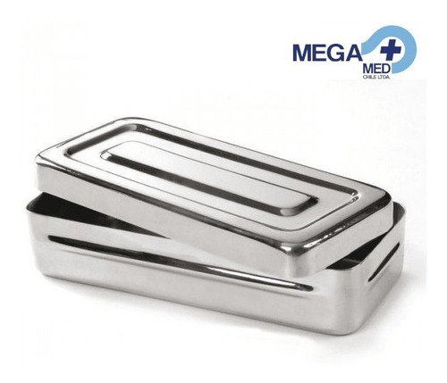 Caja Acero Inoxidable 17x7x3 Cms