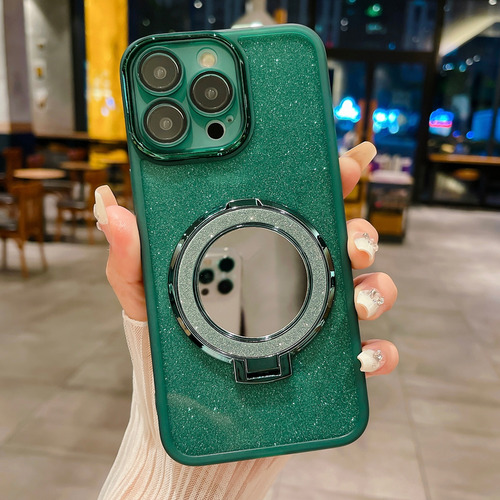Funda Para Teléfono Con Flash Oppo A72/a92 /a53 Con Correa Transparente Y Espejo
