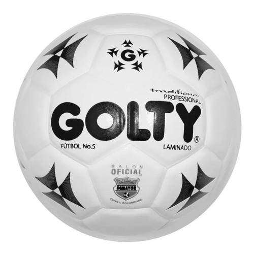 Balón De Fútbol Golty Professional Traditional No.5-blanco