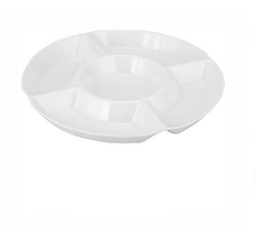 Imagem 6 de 7 de 2 Petisqueiras 23 Cm Separador Divisória Porta Molho Melamin