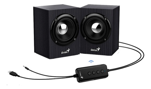 Parlante Genius 4w Bluetooth Usb Audio 3.5mm, Control De Vol