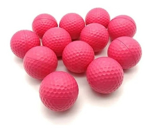 Pelotas De Practica Indoor Simil Golf, Lisa Poco Vuelo. X 9