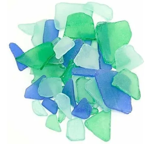 Vidrio Marino | Vidrio Marino De Color Azul Claro Verde Y Az