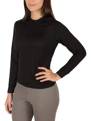 Remera, Camiseta Térmica Mujer Frisada Spandex Por Talle