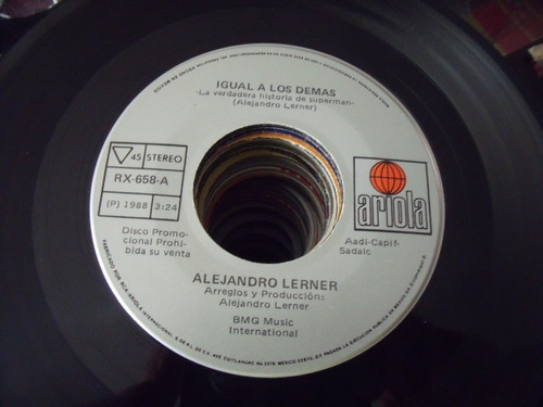 Ep Alejandro Lerner ,igual A Los Demas 