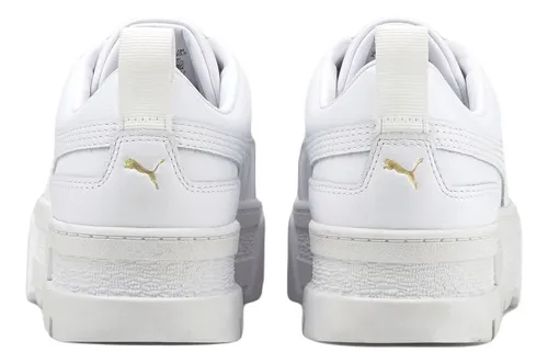 Tênis puma basket hotsell platform trace branco