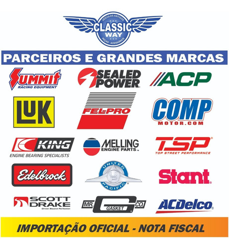 Espaçador Polia Damper 22mm Prolongador Ford V8 302 Maverick