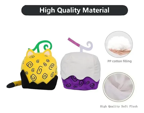 Juego De 4 Almohadas De Peluche Blox Fruits, 15 Cm