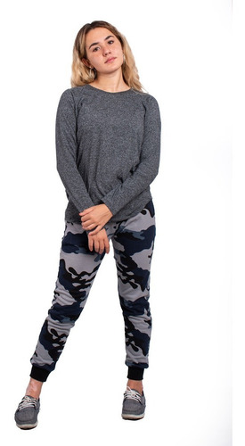 Imagen 3 de 8 de Pantalon Jooging Mujer Jogger Pants Gimnasia Moda A66