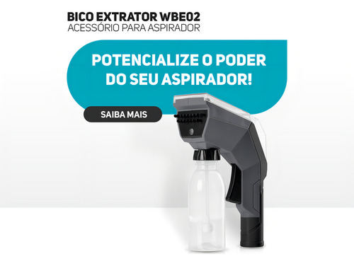Aspirador De Pó E Água Wap Gtw Inox 20 1600w Com Bico Extrator 127v