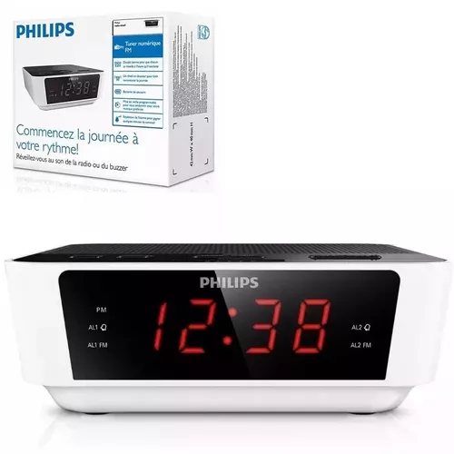 Radio Reloj Despertador Philips Aj3115 Alarma Fm Oferta