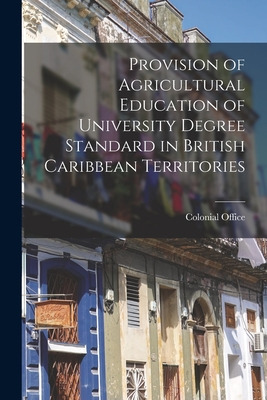 Libro Provision Of Agricultural Education Of University D...