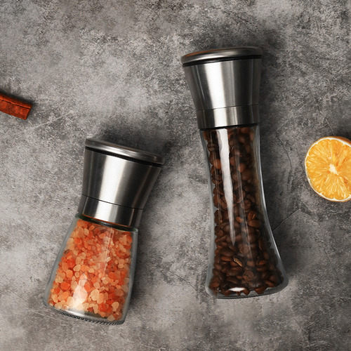 Molinillo Manual Aco Inoxidable Pimienta Café Vidrio Cocina