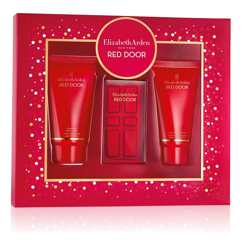 Set De Regalo Perfume Elizabeth Arden Red Door De 3 Piezas P