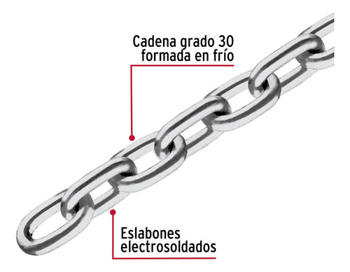 Cadena Pulida 1/8' 44260