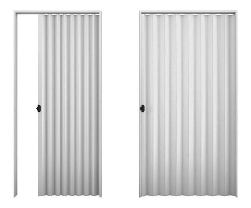 Puertas Plegables Pvc Gris 1.00 X 2.10