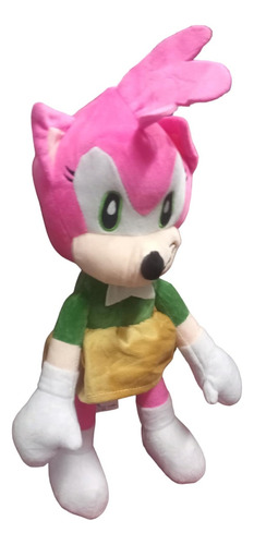 Peluche Amy Rose - Sonic - Tamaño Grande 40 Cm - Super Suave