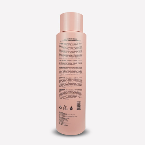 Shampoo In Voga Mais Lisos 500ml - Hidratação Ameixa