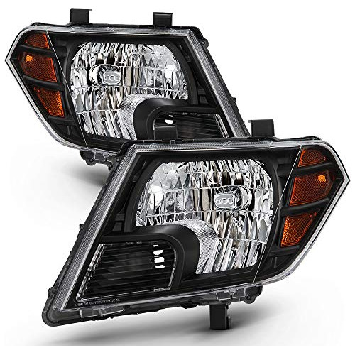 Para Nissan Frontier Truck *******, Carcasa Negra, Faros Del