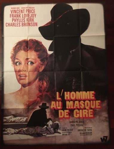 Afiche Frances - L Homme Au Masque De Cera- Vincent Price