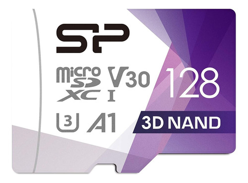 Tarjeta Micro Sd Sp Silicon Power, Alta Velocidad/128 Gb