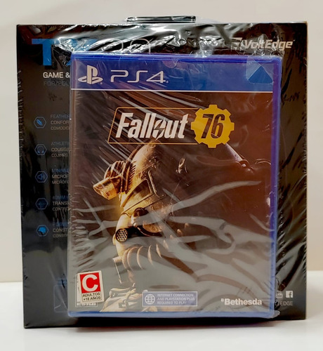 Videojuego Fallout 76 + Voltedge Tx30 - Ps4 - Bundle Edition (Usado)