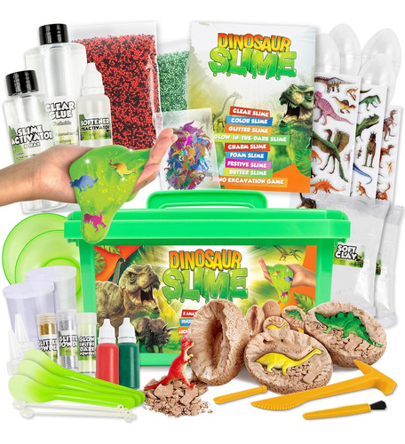 Kit De Slime Dinosaurio Slime07