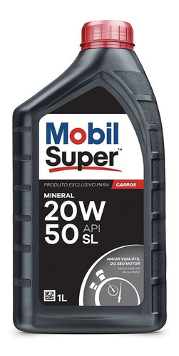 20w50 Mineral Mobil Óleo Super 1000  Api Sl Carro