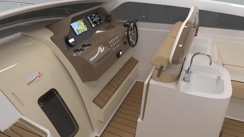 Lancha Real 34 Cabriolet Com Mercruiser 6.2l 300hp Nova