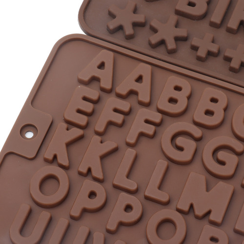 Moldes De Chocolate Reutilizables De Silicona Para Cartas, 6