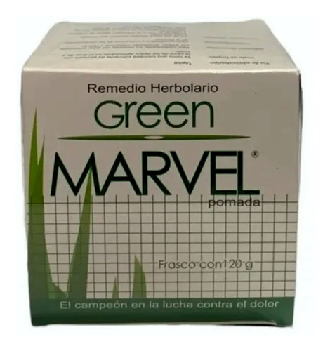 Pomada Green Marvel Aux Para Dolores Articulares/musculares