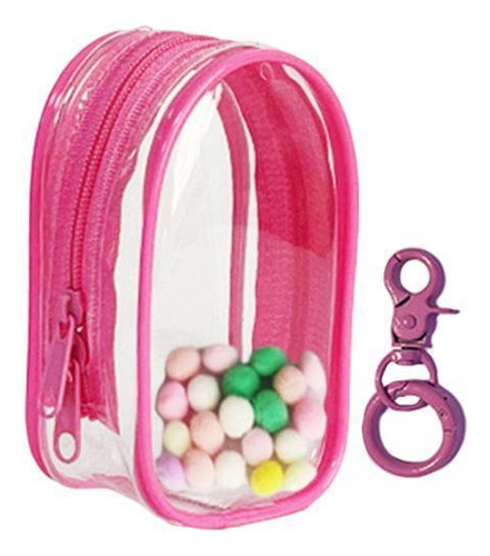 3 Mini Estuche De Transporte Para Muñeca De Pvc Con Rosa