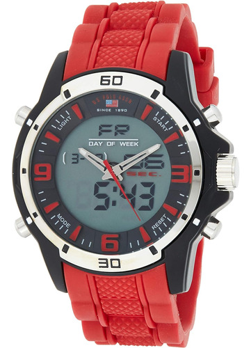 U.s. Polo Assn. Sport Men's Us9534 Analog-digital Watch W...