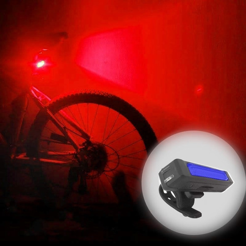 Luz Bicicleta Recargable Sirena Policia Comet 150 Lumen Dual
