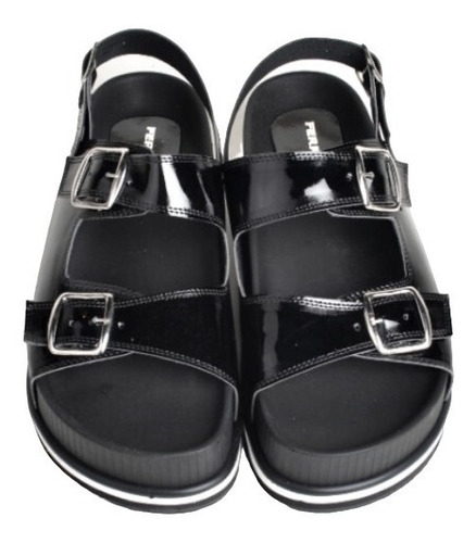 Sandalias Ojota Chancletas De Mujer De Cuero Traun - Ferraro