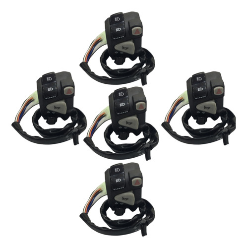 5 Uni Chave De Luz Nc 700/750 Adaptável Cg 160 Pisca Alerta