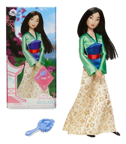 Muñeca Princesa Mulan Parques Disney Original Traje De Lujo