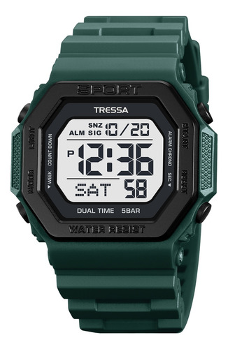 Reloj Tressa Digital Crono Alarma Timer Sumergible Garantía 