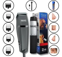 Comprar Maquina Cabelo E Barba Wahl + Aparador Nasal Wahl Cor Preto 110v