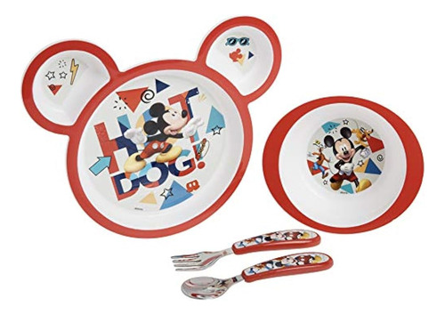 Juego De Alimentación De Mickey Mouse Para Bebés De The Firs