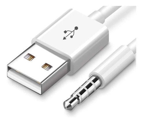 Imagen 1 de 5 de Cable Cargador Usb Para iPod Shuffle (3ª Y 4ª Generacion) De 5,5 Cm