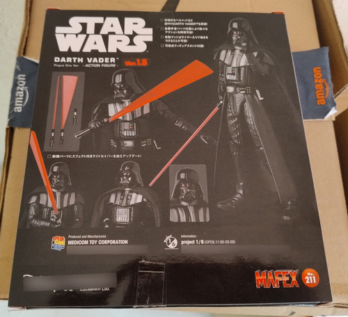 Darth Vader, Rogue One, Mafex No. 211, Medicom Toy (Usado)
