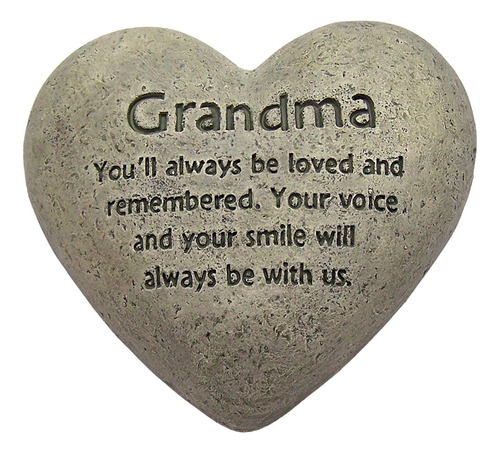 The Gerson Companies Heart Shaped Memorial Stone (abuela)